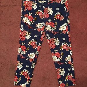 Floral Pixie Pants